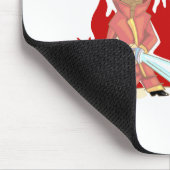 Tapis de souris de sapeur-pompier (Coin)