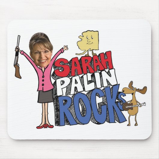 Tapis de souris de Sarah Palin (Devant)