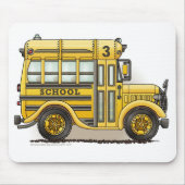 Tapis de souris de Schoolbus (Devant)