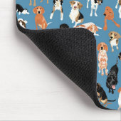 Tapis de souris de secteur de chien (Coin)