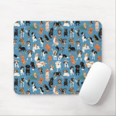 Tapis de souris de secteur de chien (Avec souris)