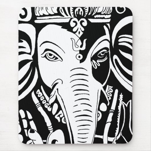 Tapis de souris de seigneur Ganesha (Devant)