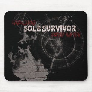 Tapis de souris de seul survivant d'apocalypse de