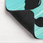 Tapis de souris de silhouette de sirène de (Coin)
