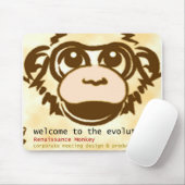Tapis de souris de singe (Avec souris)