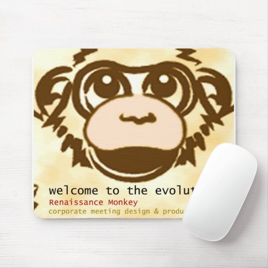Tapis de souris de singe (Avec souris)