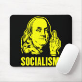 Tapis de souris de socialisme de Ben Franklin (Avec souris)