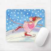 Tapis de souris de souris de patineur artistique (Avec souris)