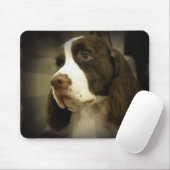 Tapis de souris de springer spaniel (Avec souris)
