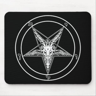 Tapis de souris de style ancien de Baphomet