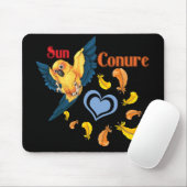 Tapis de souris de Sun Conure Cutie (Avec souris)
