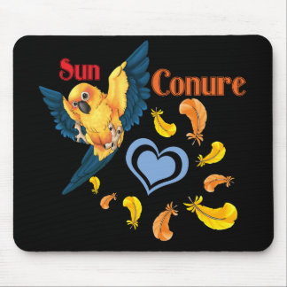 Tapis de souris de Sun Conure Cutie