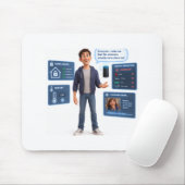 Tapis de souris de technologie d'automatisation do (Avec souris)
