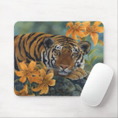 Tapis de souris de tigre (Avec souris)