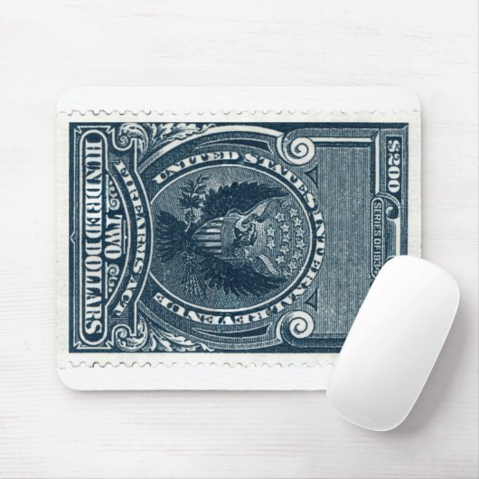 Tapis de souris de timbre d'impôts (Avec souris)