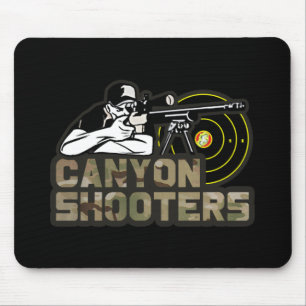 Tapis de souris de tireurs de canyon