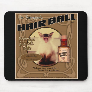 Tapis de souris de tonique de boule de cheveux de