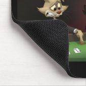 Tapis de souris de tortue et de lièvres (Coin)