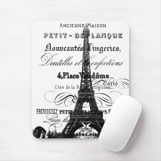 Tapis de souris de Tour Eiffel (Avec souris)