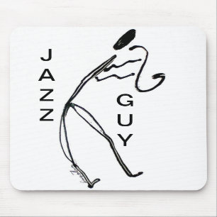 Tapis de souris de type de jazz