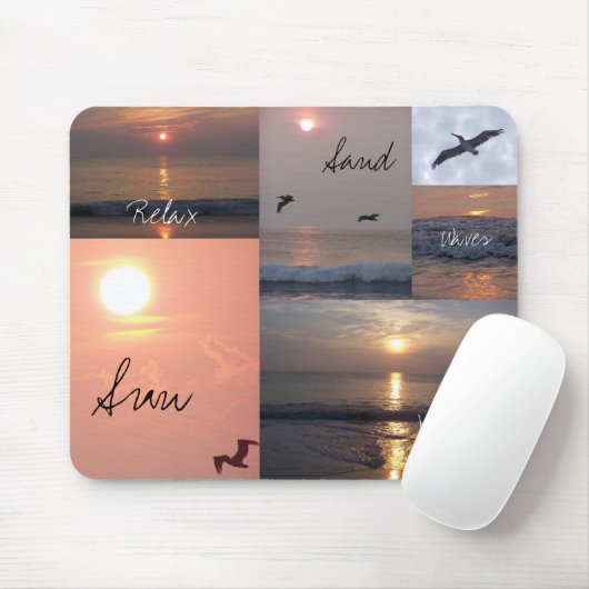 Tapis de souris de vacances (Avec souris)