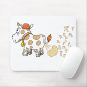Tapis de souris de vache de péter de musique (Avec souris)
