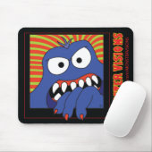 TAPIS DE SOURIS DE VISIONS DE MONSTRE (Avec souris)