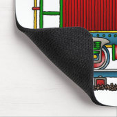 Tapis de souris de voiture de cambuse de train (Coin)