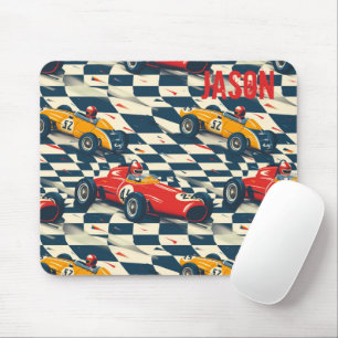 Tapis de souris de voiture de course personnalisé