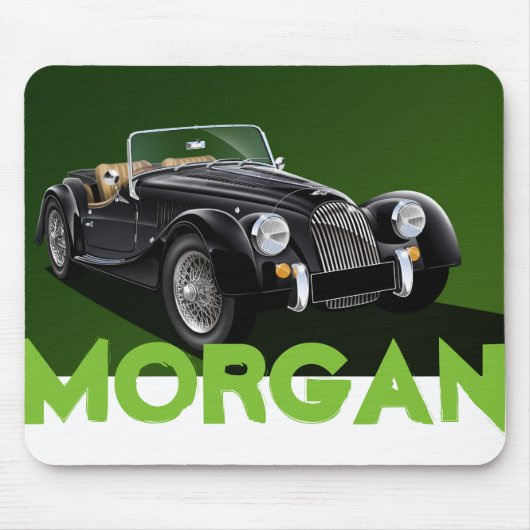 Tapis de souris de voiture de sport de Morgan (Devant)