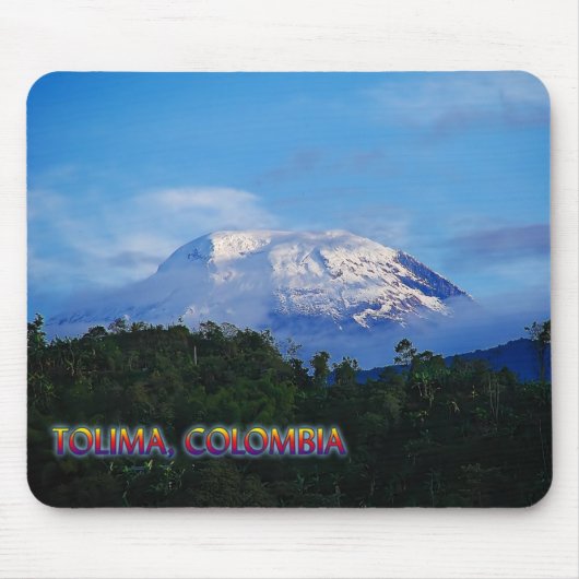 Tapis de souris de voyage d'El Nevado del Tolima (Devant)