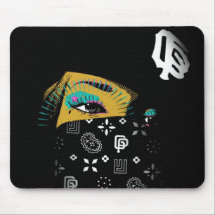 Tapis de souris "de yeux lumineux"
