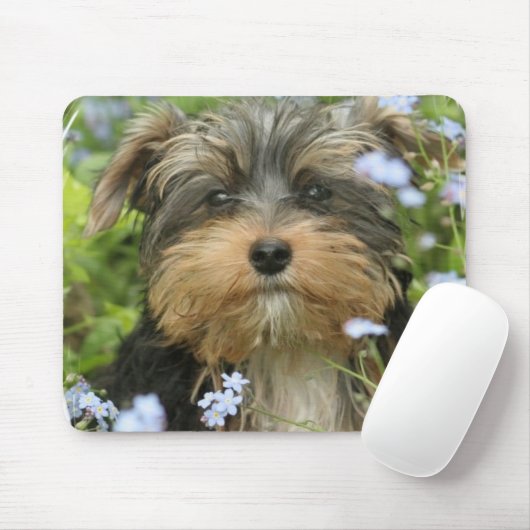 Tapis de souris de York Terrier (Avec souris)