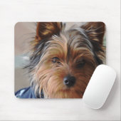 Tapis de souris de Yorkie Terrier (Avec souris)