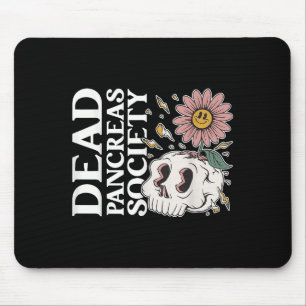 Tapis De Souris Dead Pancreas Society Diabète Squelette Humour Fun