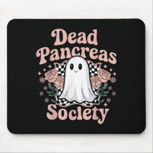 Tapis De Souris Dead Pancreas Society Funny Ghost Diabetes