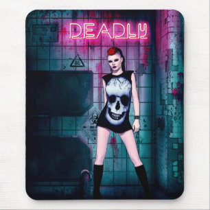 Tapis De Souris Deadly Gothic Girl