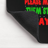 Tapis De Souris Dear Santa Make Them Stop Saying 67 Christmas Six (Coin)
