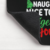 Tapis De Souris Dear Santa Naughty But Nice To All The Gingerbread (Coin)