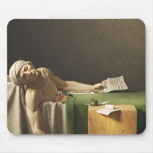Tapis De Souris Death Of Marat By Jacques Louis David (Devant)