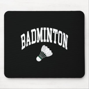 Tapis De Souris Débardeur graphique joueur de badminton 