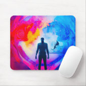 Tapis De Souris Debout dans les couleurs (Avec souris)