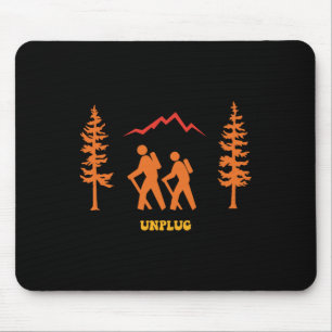 Tapis De Souris Débrancher Camping Camping Extérieur Nature Aventu