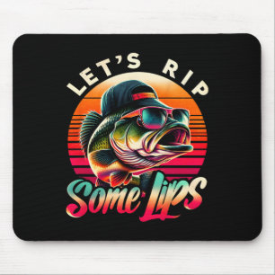 Tapis De Souris Déchirons quelques lèvres Byss Pêche drôle de pêch