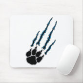Tapis De Souris Déchirure de patte d'ours (Avec souris)