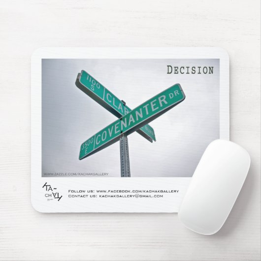 TAPIS DE SOURIS DÉCISION - MOUSEPAD (Avec souris)