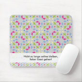 Tapis De Souris Déclaration de Bouledogue Français drôle (Avec souris)