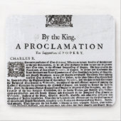 Tapis De Souris Déclaration royale, 1675 (Devant)