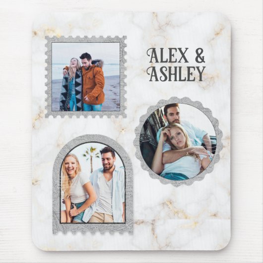 Tapis De Souris Déco Art moderne Nom photo (Devant)