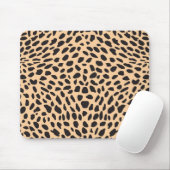 Tapis De Souris Décor de guépard de peau (Avec souris)